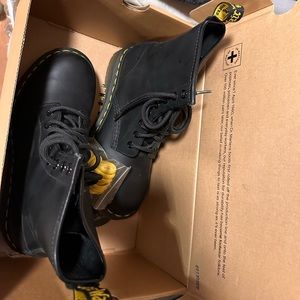 Dr.Martin boots, comes with new yellow laces.